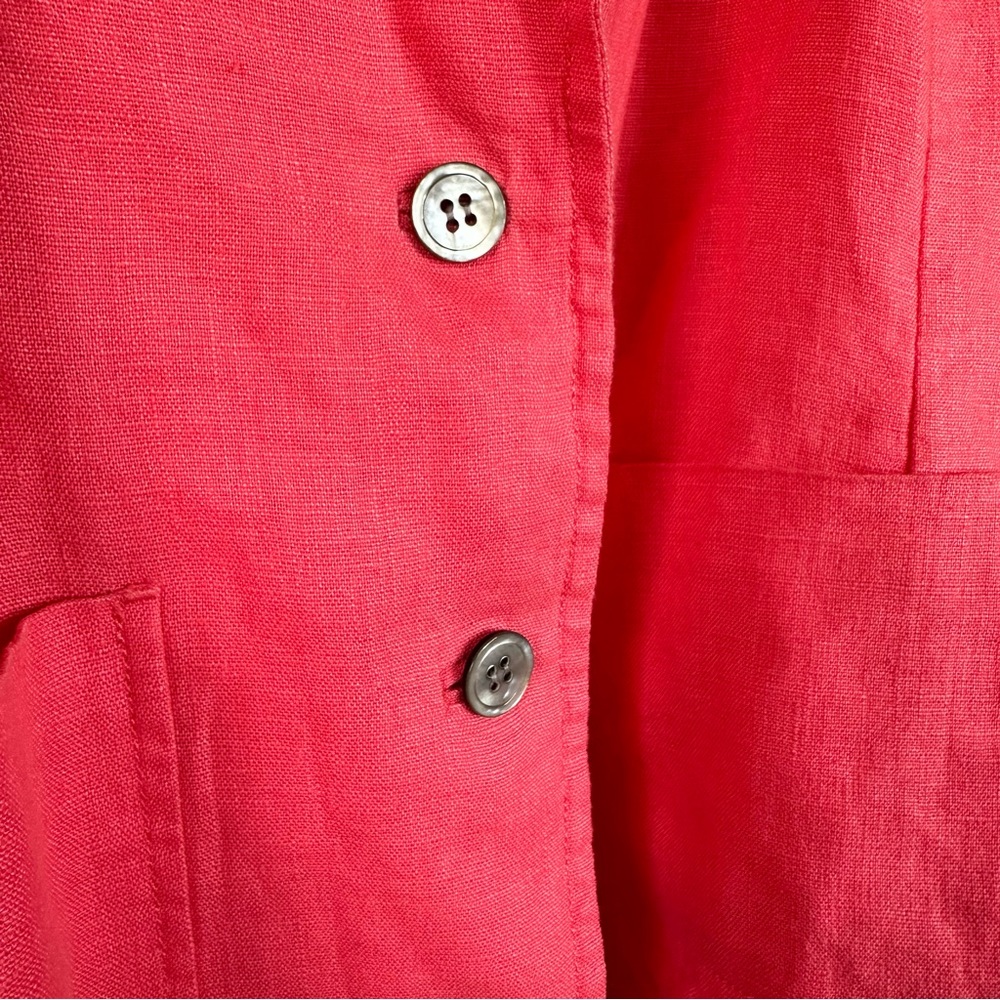 Pure Collection Pink Linen Jacket - Picture 3 of 5
